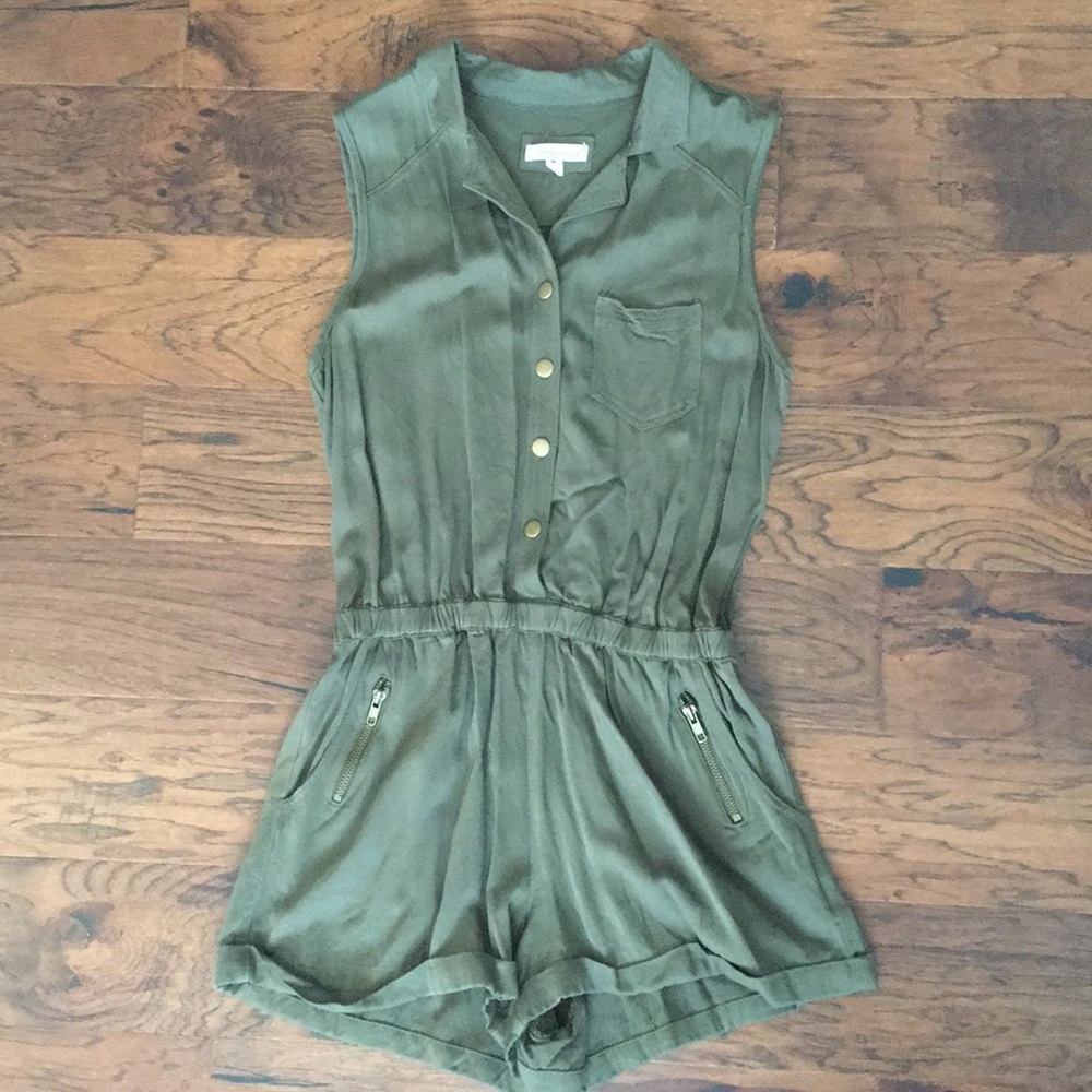 Olive Green Romper